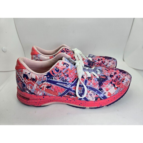 Asics Gel-Noosa Tri 12 Shoes Women's 8 Pink Running Athletic Workout Sneakers - Picture 1 of 8
